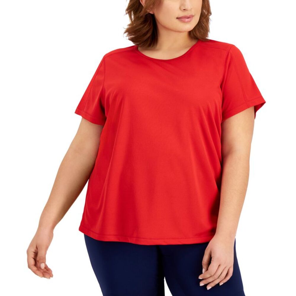 ID Ideology Plus Size Birdseye Mesh T-Shirt